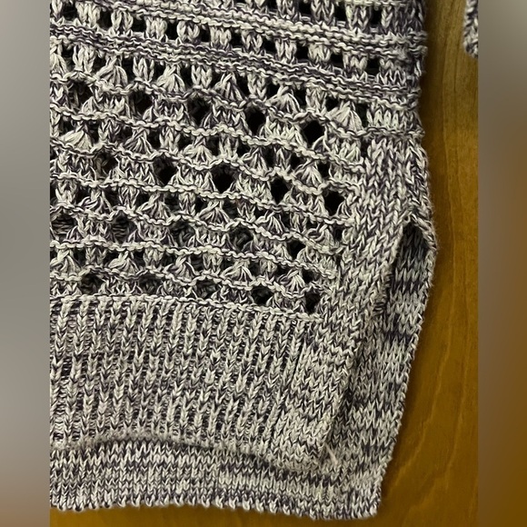 Croft & Barrow Crochet Summer Sweater XL - Picture 3 of 6